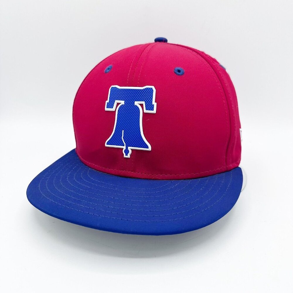 Philadelphia Phillies Men’s Hat Red 59Fifty New Era Liberty Bell Fitted 7-1/8
